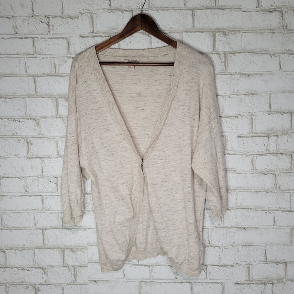Forever 21 cream cardigan sweater